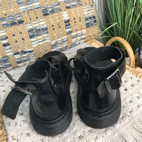 Dr. Martens Clarissa Black Sandals Size 9 - Picture 4 of 5